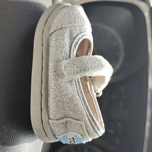Silver Glitter Mary Jane Toms